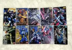 開封済み　ガンダム　ガンプラ　パッケージアート　コレクション　ウエハース　グミ