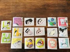 クレヨンしんちゃん　原作　漫画　名シーン　ミニシール17枚セット