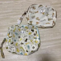 44. milpoche ミルポッシェ 動物ポーチ 2種類セット
