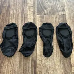 ブラックスニーカーソックス4足セット