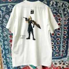 ファイナルファンタジーティーシャツ 半袖 メンズ ヴィンテージリプリント 白
