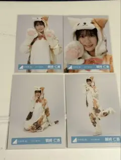 日向坂46 鶴崎仁香「どうぶつ着ぐるみ」4種コンプ 生写真 コンプ
