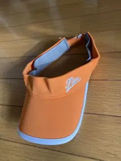 Fila テニス　オレンジ サンバイザー