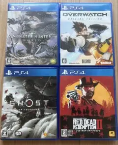 PS4ゲーム4本セット（内1本はジャンク）