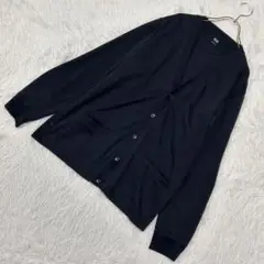 UNIQLO カーディガン ブラック L シンプル 着回し