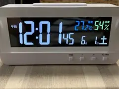 MAG(マグ) 置き時計 温度計 湿度計 カラー液晶 電波デジタルT-684WH