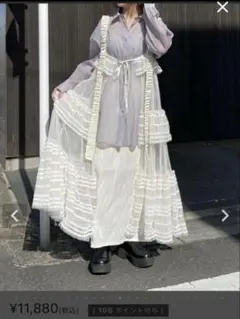 【美品】AS KNOW AS PINKY 超チューリー甘ちゃんOP ホワイト