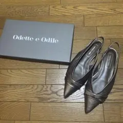 Odette e Odile ダークブラウン ミュール