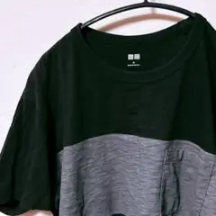 UNIQLO ユニクロ 半袖Tシャツ 青系 メンズ Mサイズ