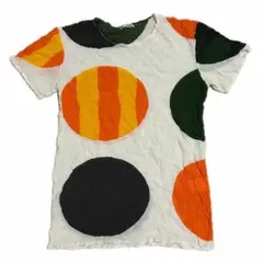97SS ISSEY MIYAKE シワ加工ドットTシャツ プリーツ 90s