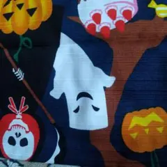 ハロウィン・秋テーマの布地