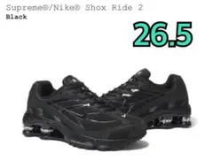 Supreme × Nike Shox Ride 2 Black 26.5cm
