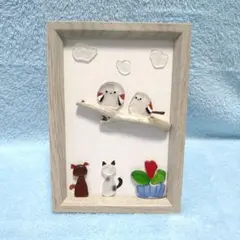 シーグラスアート なかよし♡