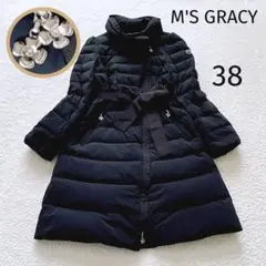 美品✨エムズグレイシー ダウンコート フリル リボン Aライン 大きいサイズ 白 M'S GRACY（ダウンコート）のフリマアイテム一覧