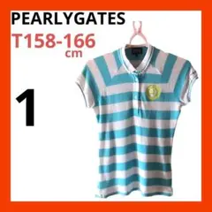 PEARLY GATES パーリーゲイツ　レディース半袖ポロシャツ　M タオル地