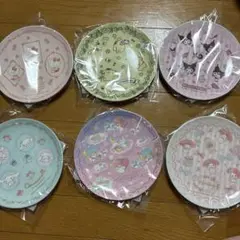サンリオキャラクターズ　ティータイムプレート　全6種セット　ポッカサッポロ　皿