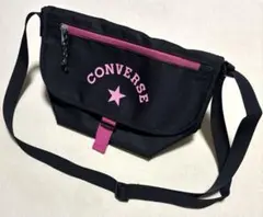 CONVERSE コンバース LOGO PRINT FLAP BAG ピンク