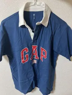 【GAP kids】ブルー ロゴポロシャツ