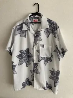 LIFE MAGAZINE COLLECTION 花柄 半袖シャツ Lサイズ