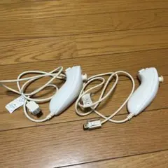 Wiiヌンチャク 2個セット ホワイト バラ売り歓迎 動作確認済み
