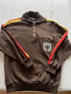 旧東ドイツ軍トラックジャケット ジャージg44 NVA 東ドイツ軍 トラックジャケット ブラウン USED NVA フィジカル