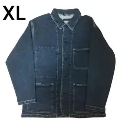 美品 ユニクロ UNIQLO ユーティリティジャケット　デニム メンズ XL