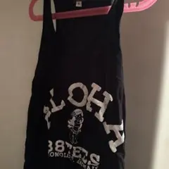 88 TEES. ブラックタンクトップ
