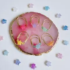 大人気！星のミニサイズペーパークリップ バインダー貯金 Saving