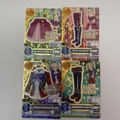 アイカツホーリーゴートコーデ2枚セット・ハンサムストライプコーデ2枚セット計4枚