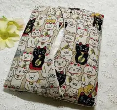 ハンドメイド ポケットティッシュケース　猫シリーズ