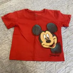 ミッキーマウス Tシャツ 24M 赤　ディズニーワールド