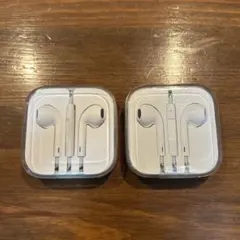 iPhone 純正イヤホン　2個セット