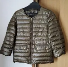 美品 タトラス ノーカラー ライトダウンジャケット