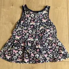 H&M エイチアンドエム　ベビー　ワンピース　花柄　9-12m 80