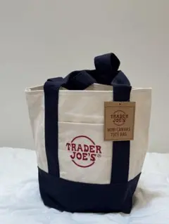 TRADER JOE'S MINI CANVAS TOTE BAG