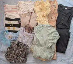 120cm女の子まとめ売り 11点 夏物 トップス ワンピース ユニクロ