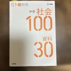 高校入試 超効率 中学社会100+資料30
