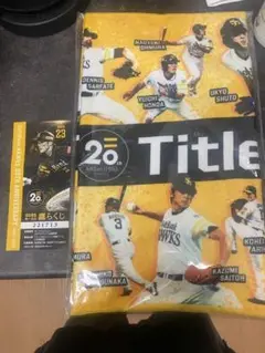 ソフトバンクホークス タイトルホルダー20周年記念タオル