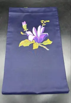高級　正絹　洒落帯　名古屋帯　アンティーク　花柄　手書き　可愛い　202