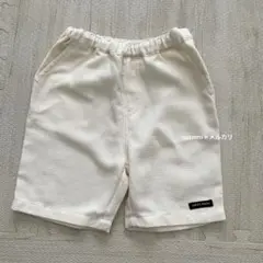 petit main ハーフパンツ　無地　100 ③