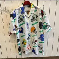 90's NFL ベッドカバーシャツ レイダース