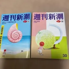 週刊新潮 ８月７日号、8月14日・21日夏季特大号２冊セット