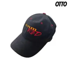 90s OLD OTTO 刺繍キャップ　ブラック