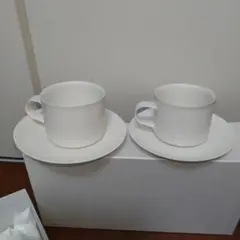 黒田泰蔵？ 白磁 端正な酒器 カップ オブジェ WASASABI購入 ２客セット 黒田泰蔵? 白磁 端正な酒器 カップ 湯呑み WASASABI購入 約30年前