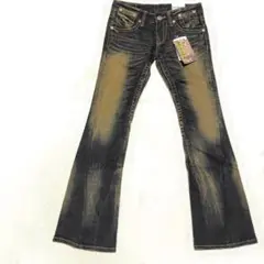 d.i.a. 超希少！新品タグ付き ダメージ加工 デニムフレアパンツ ジーンズ d.i.a. 超希少！新品タグ付き ダメージ加工 デニムフレアパンツ