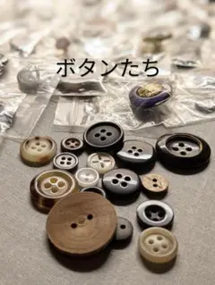 ボタンセット 多様なデザインと色