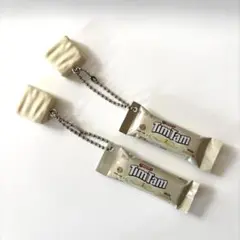 TimTam ティムタム ミニチュアチャーム WHITE ホワイト2点　ガチャ