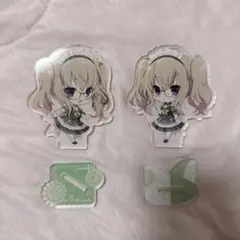 ぱれっと　9-nine- 九條都　SDアクリルスタンド　２点