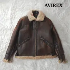 希少廃盤モデル☆AVIREX アヴィレックス B9 フライトジャケット 羊皮