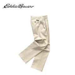 【美品】EddieBauerエディーバウアー 2タック チノ トラウザーズパンツ
